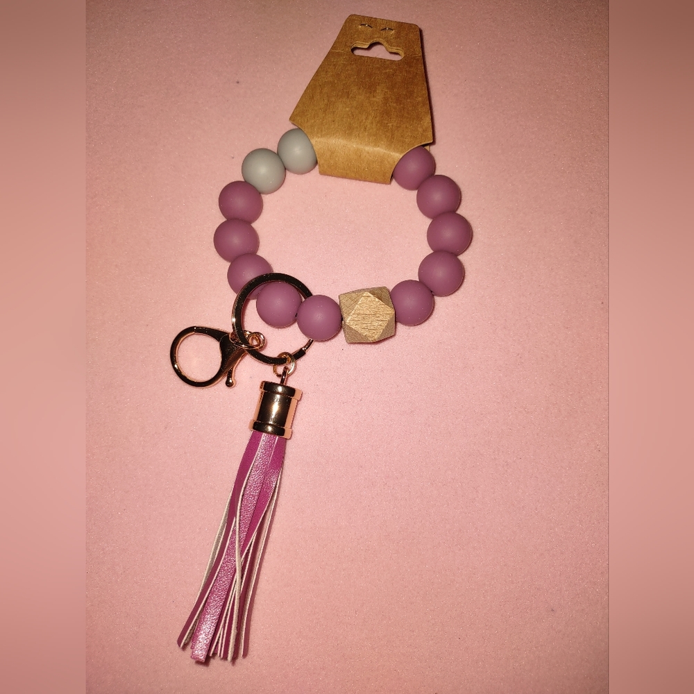 Silicone Bead Keychain